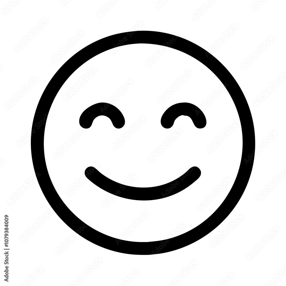 A cheerful smiley face vector icon designed to convey positivity and happiness, ideal for digital communications and graphic design projects in various contexts A cheerful smiley face vector icon designed to convey positivity and happiness, ideal for digital communications and graphic design projects in various contexts