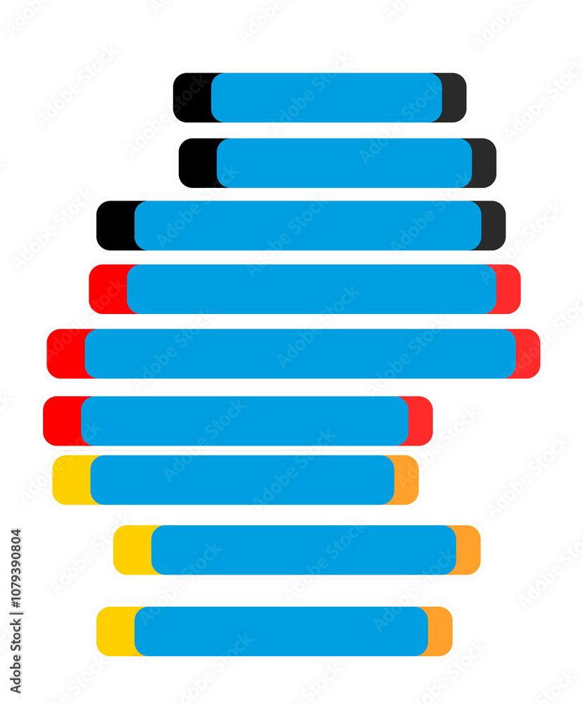 creative shape as the map of Germany, german black red yellow colors, isolated symbolic symbol creative shape as the map of Germany, german black red yellow colors, isolated symbolic symbol