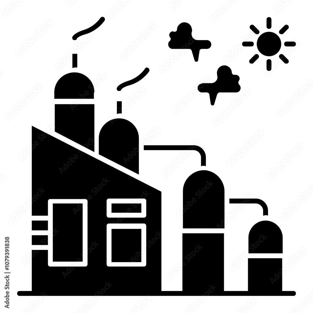 factory building icon factory building icon