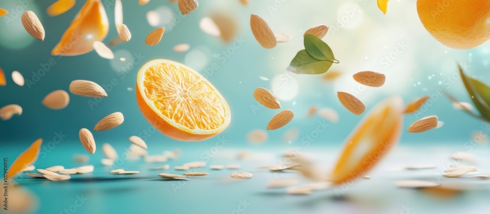 Floating Oranges and Almonds Floating Oranges and Almonds