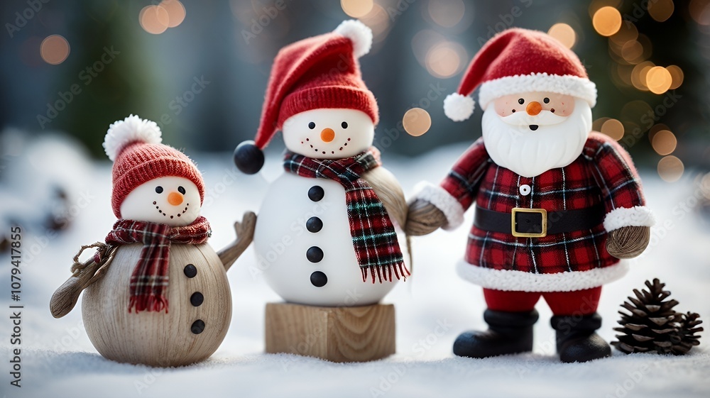 Merry Christmas wishes graphic design 2d and 3d illustration template. Merry Christmas images with snowmen and Santa Claus. Merry Christmas wishes graphic design 2d and 3d illustration template. Merry Christmas images with snowmen and Santa Claus.