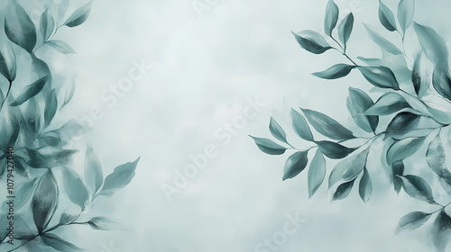 Abstract soft green leave background celadon pastel oil paint texture wallpaper. Celadon. Illustration