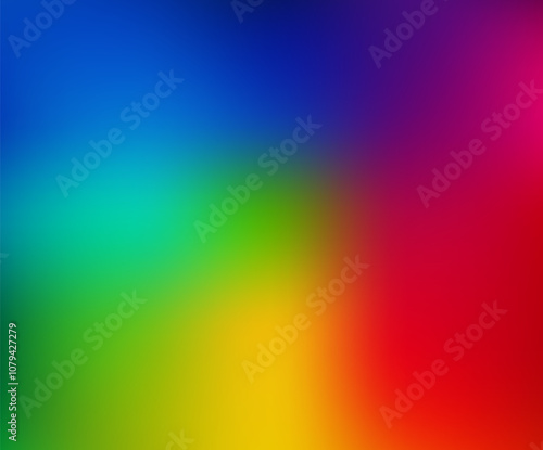 Unique abstract art showcasing blurred rainbow gradients that smoothly transition between hues. Perfect for minimalist design and digital art.