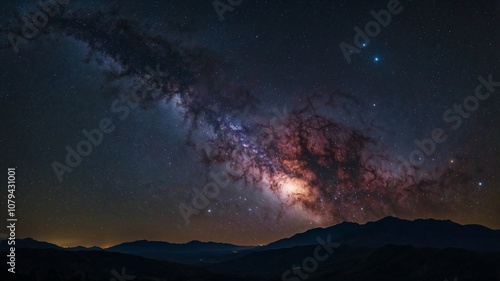 Night sky - Universe filled with stars, nebula and galaxy 