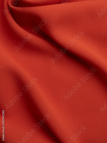 Dark red fabric texture background.