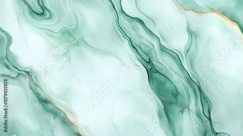 Emerald green marble texture. abstract background with veins. natural stone pattern. Celadon. Illustration