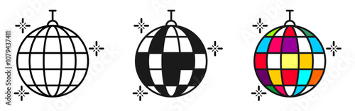 disco light ball, party light ball
