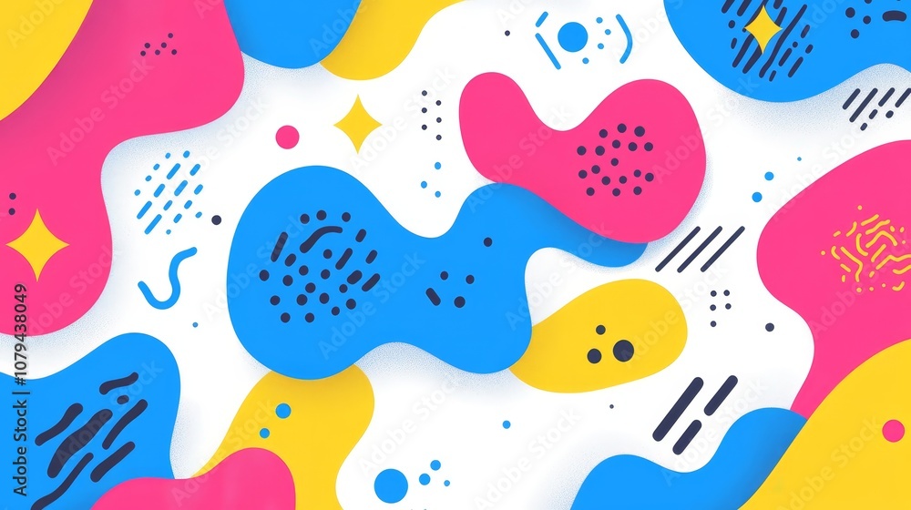 Abstract Colorful Fluid Shapes Pattern, abstract, background ,pattern Abstract Colorful Fluid Shapes Pattern, abstract, background ,pattern