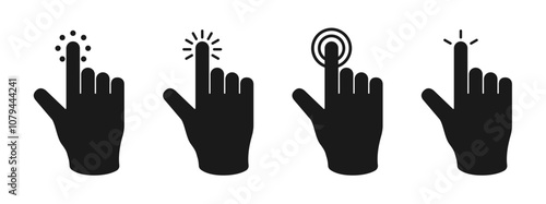finger touch and tap 