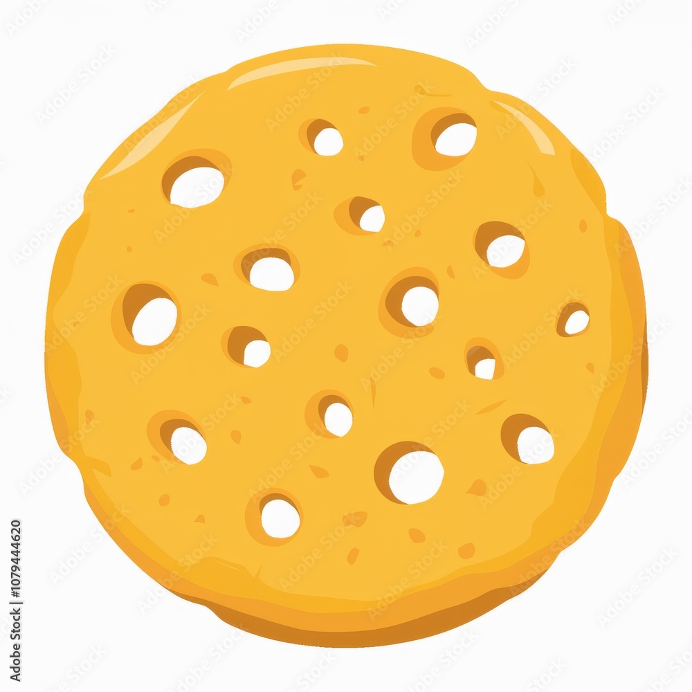 Swiss Cheese Slice: A detailed illustration of a single slice of Swiss cheese, showcasing its characteristic holes and golden-yellow hue. Perfect for culinary themes or cheese-related projects. Swiss Cheese Slice: A detailed illustration of a single slice of Swiss cheese, showcasing its characteristic holes and golden-yellow hue. Perfect for culinary themes or cheese-related projects.
