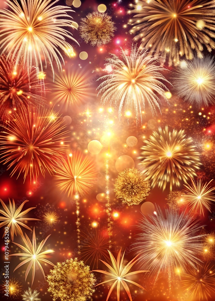 fireworks on the night sky fireworks on the night sky