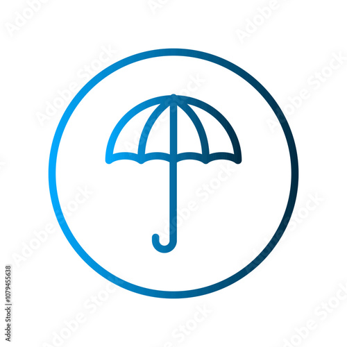 Umbrella icon template