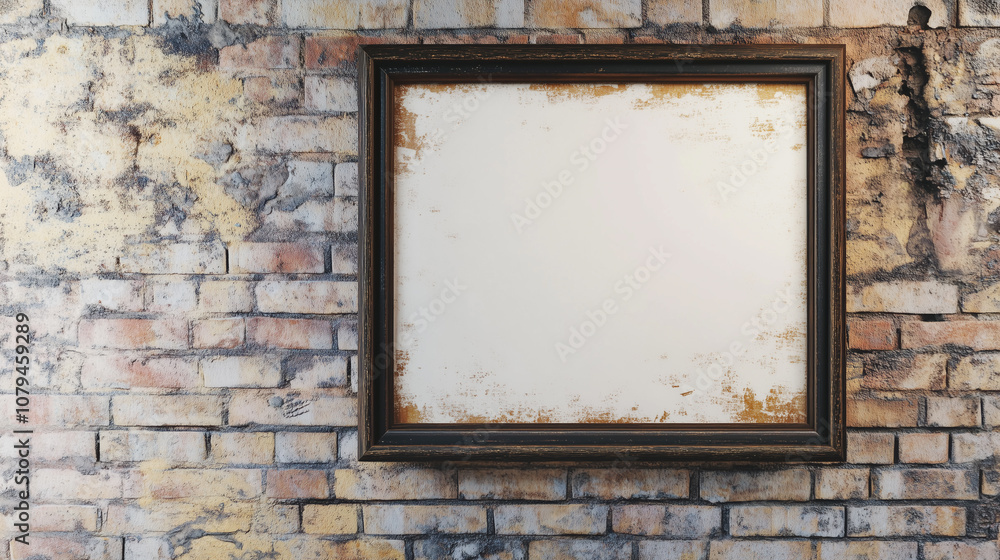 Poster und Bilderrahmen Mockup – fotorealistisches 3D-Rendering für Bildplatzierung, Steinmauer als Hintergrund Poster und Bilderrahmen Mockup – fotorealistisches 3D-Rendering für Bildplatzierung, Steinmauer als Hintergrund