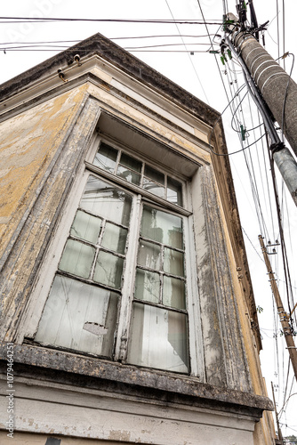 Old house in Braganca Paulista featuring characteristics of the architectonic style Eclecticism