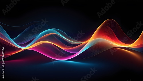 Dynamic and abstract digital illustration showing the impact of small actions.