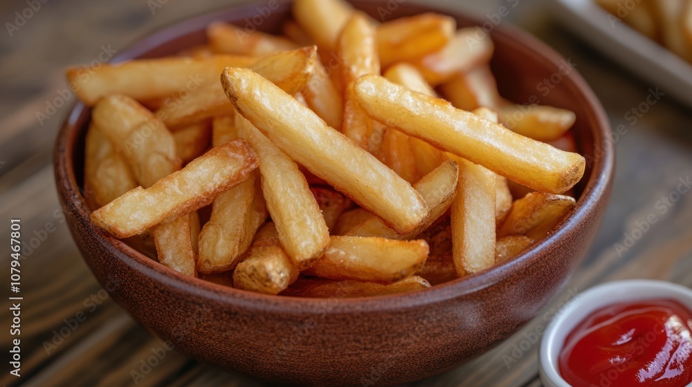 Bowl of Golden Fried Potatoes Bowl of Golden Fried Potatoes