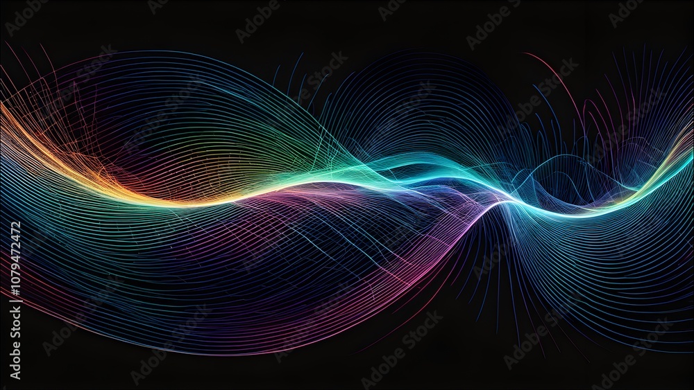 Dynamic and abstract digital illustration showing the impact of small actions. Dynamic and abstract digital illustration showing the impact of small actions.