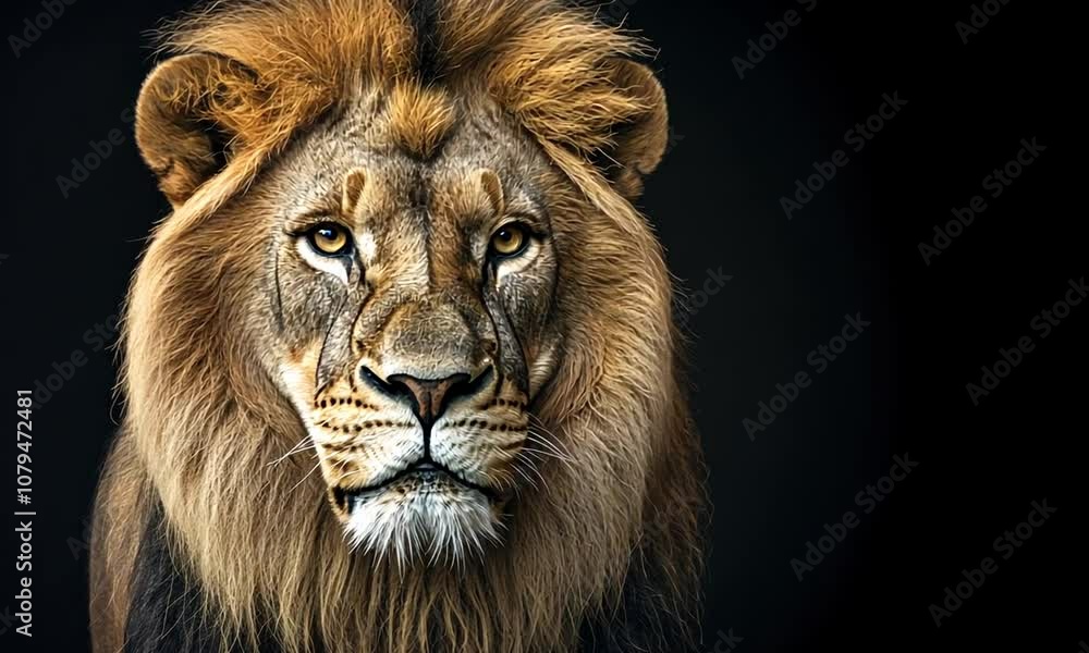 Majestic Lion Portrait Majestic Lion Portrait