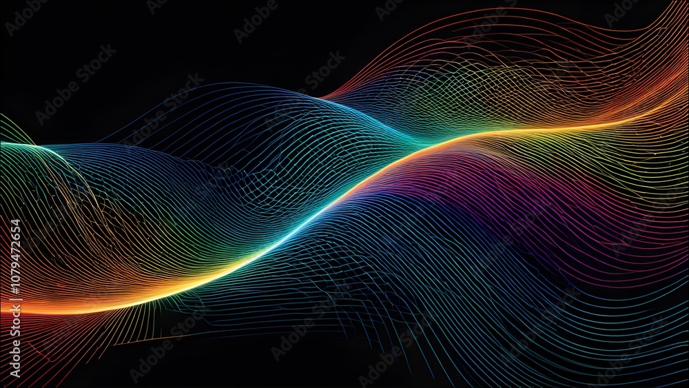 Dynamic and abstract digital illustration showing the impact of small actions. Dynamic and abstract digital illustration showing the impact of small actions.