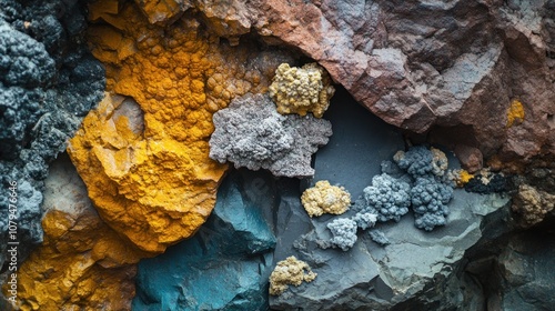 Colorful Rock Formations photo