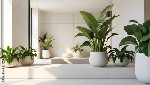 Minimalist Lifestyle - Zen Home Interior with Indoor Plants