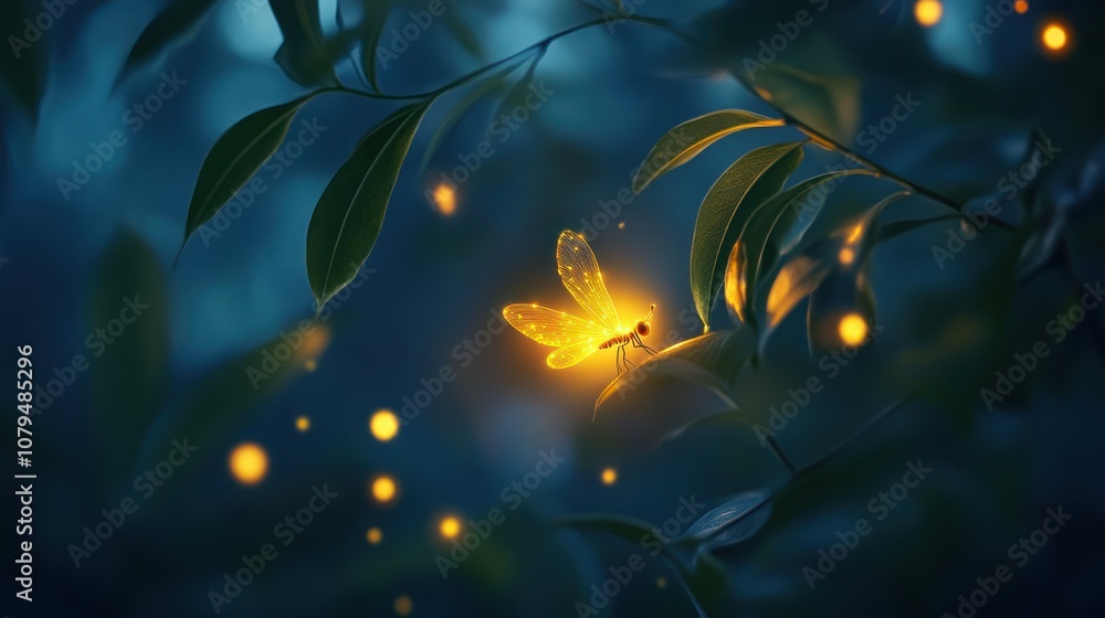 Luminous Firefly in a Dark Forest Luminous Firefly in a Dark Forest