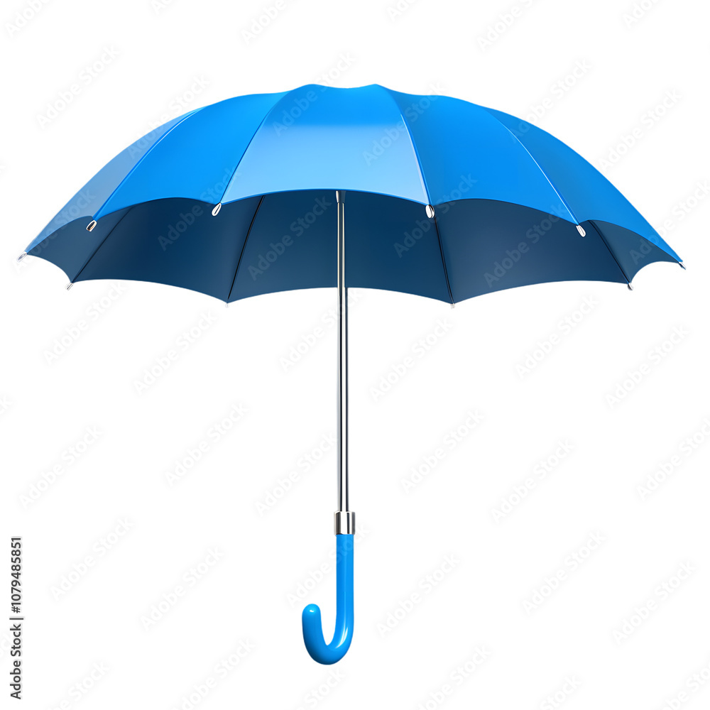 Blue umbrella illustration Blue umbrella illustration