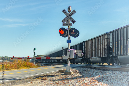 railroad crossing sign