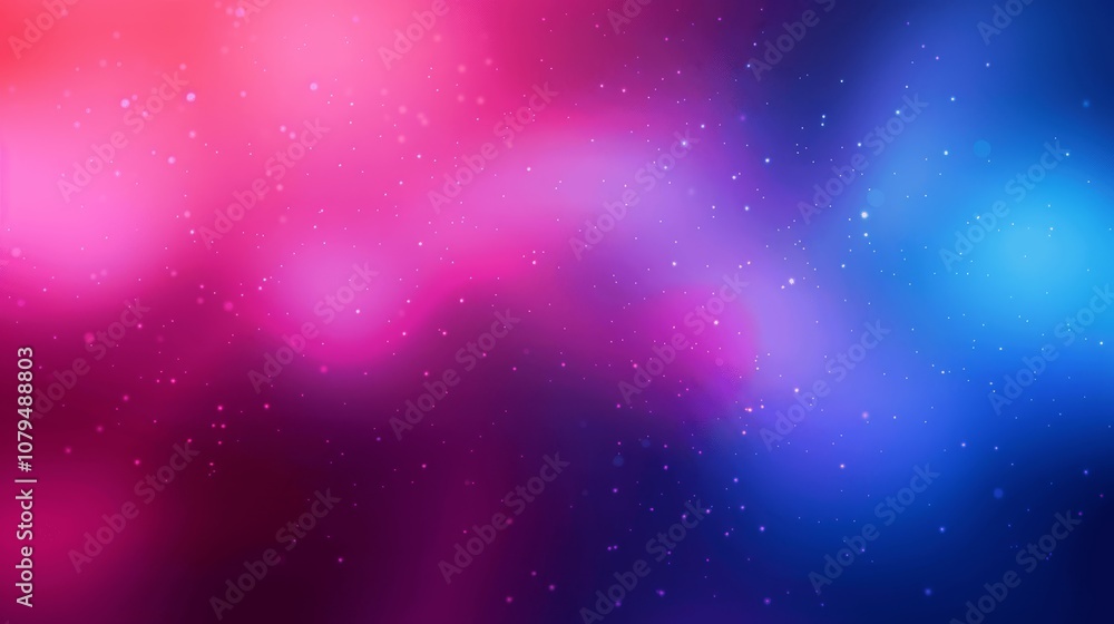 Fototapeta premium Abstraction with Blue and Pink Gradient Background in High Resolution Flat Design