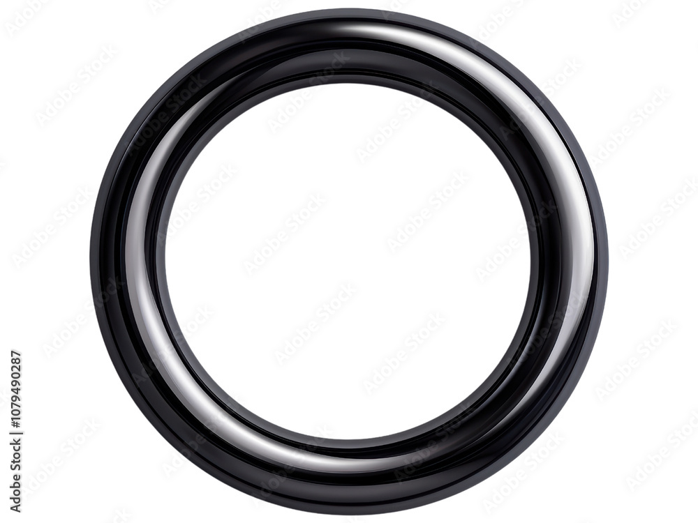 Elegant Black and Silver Circular Design Element Elegant Black and Silver Circular Design Element