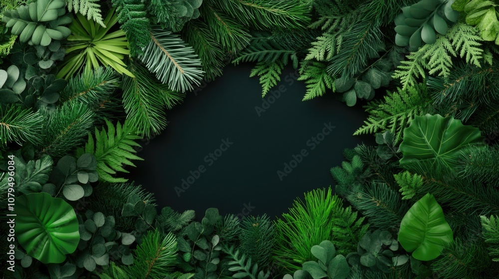 Festive evergreen branch decor for korochun celebrations Festive evergreen branch decor for korochun celebrations