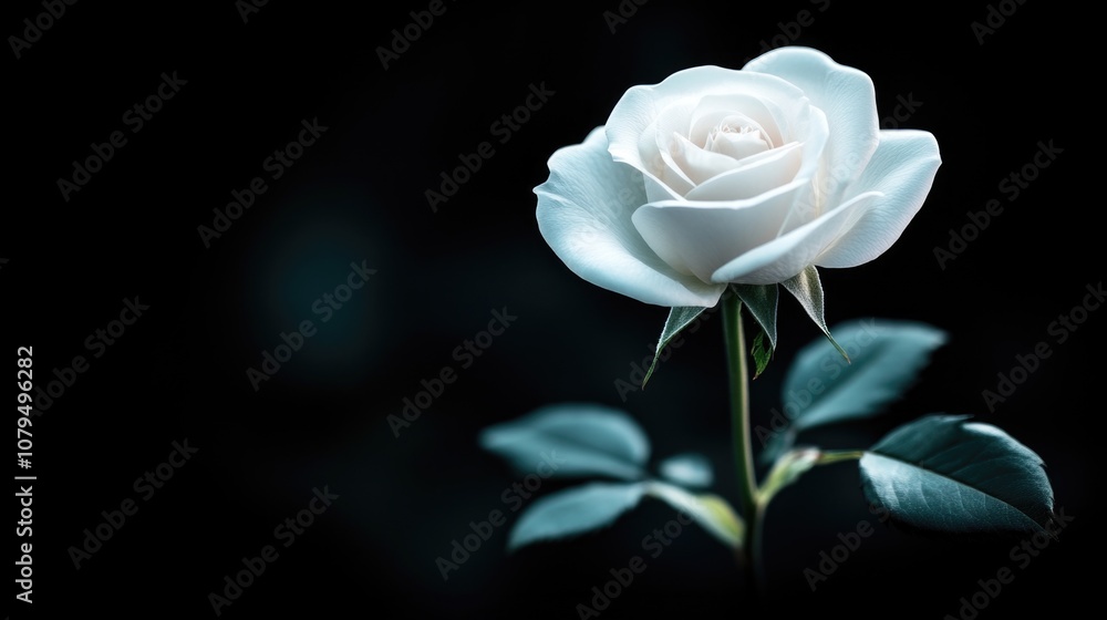 White rose symbolizing remembrance and tribute to genocide victims for memorial design White rose symbolizing remembrance and tribute to genocide victims for memorial design