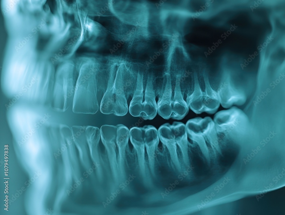 Dental X-ray: Close-up of Teeth Dental X-ray: Close-up of Teeth