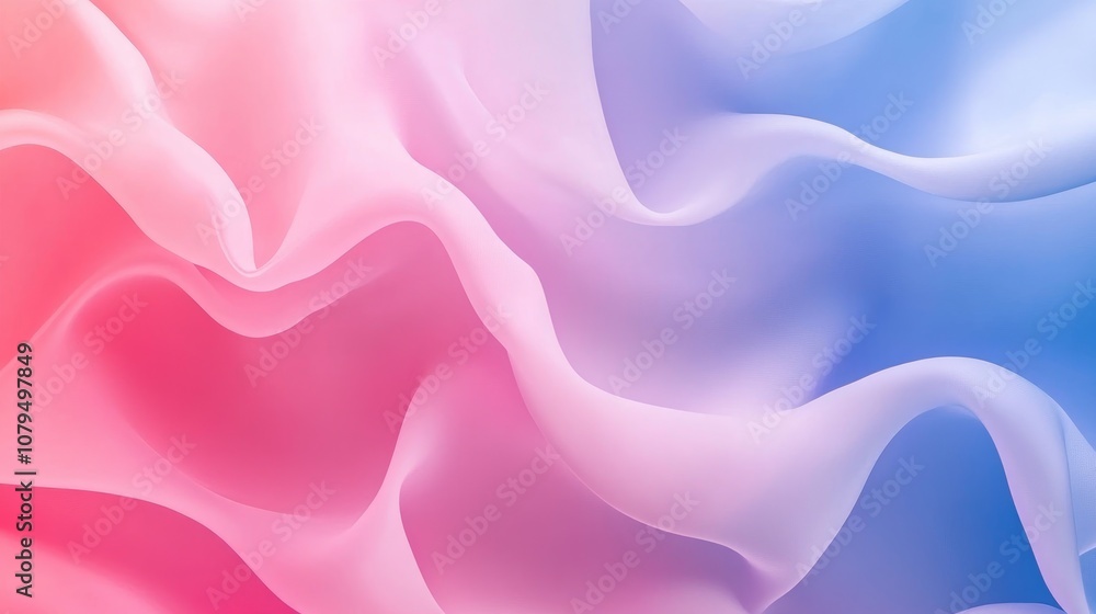 Obraz premium Flat background in shades of pink and blue