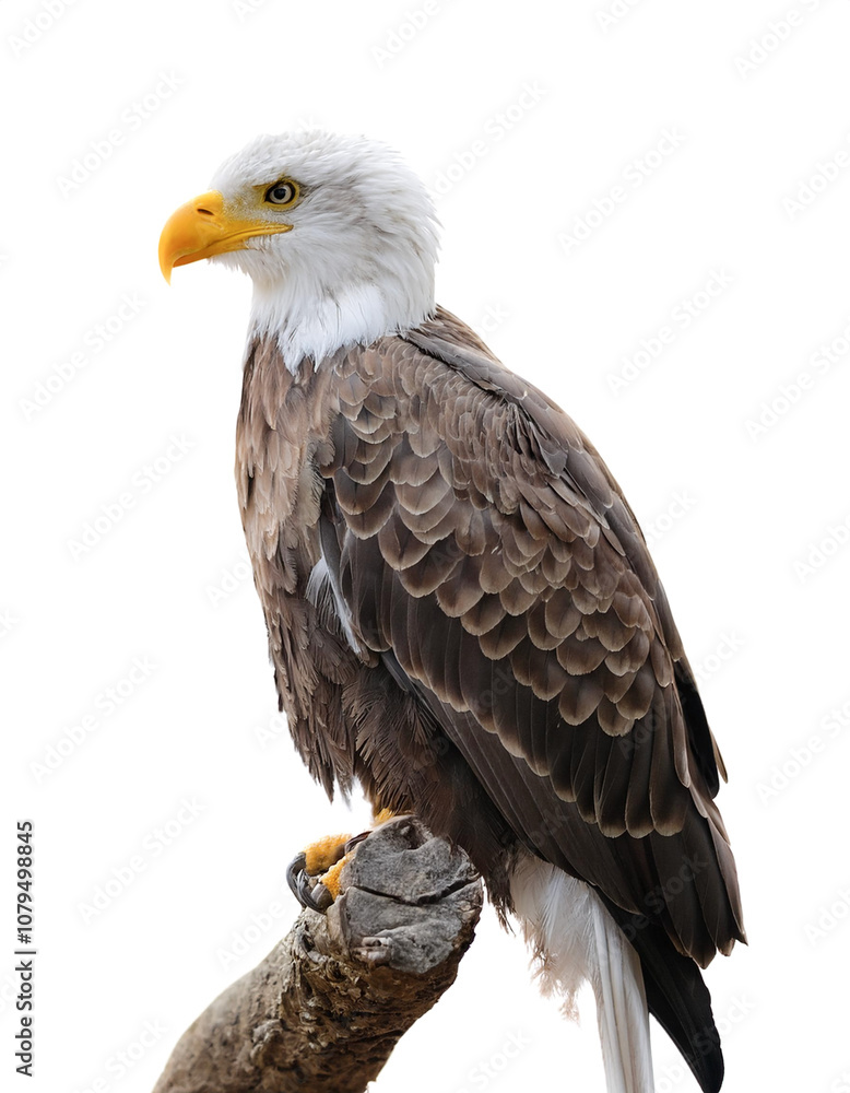 Obraz premium a Eagle bird isolated white