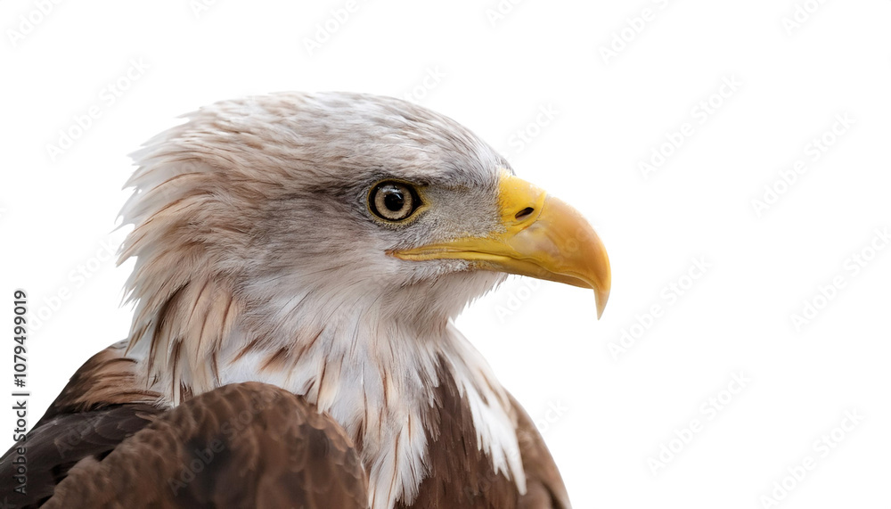 Obraz premium a Eagle bird isolated white