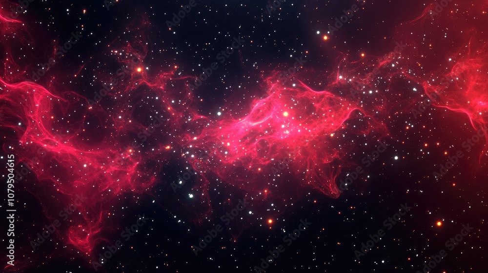 Fractal image of an abstract star galaxy or constellation in 3D cartoon rendering Fractal image of an abstract star galaxy or constellation in 3D cartoon rendering