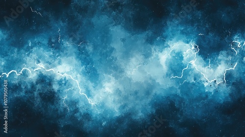 Wallpaper Mural Cosmic neon light blue watercolor background in a 3D cartoon rendering Textured paper aquarelle on deep black canvas for contemporary creative design Multicolor watercolor paint illustration of a Torontodigital.ca