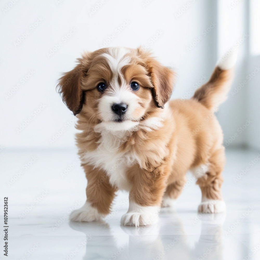 golden retriever puppy sitting on the floor golden retriever puppy sitting on the floor