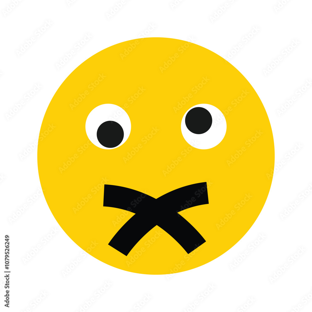 Fototapeta premium no talking icon