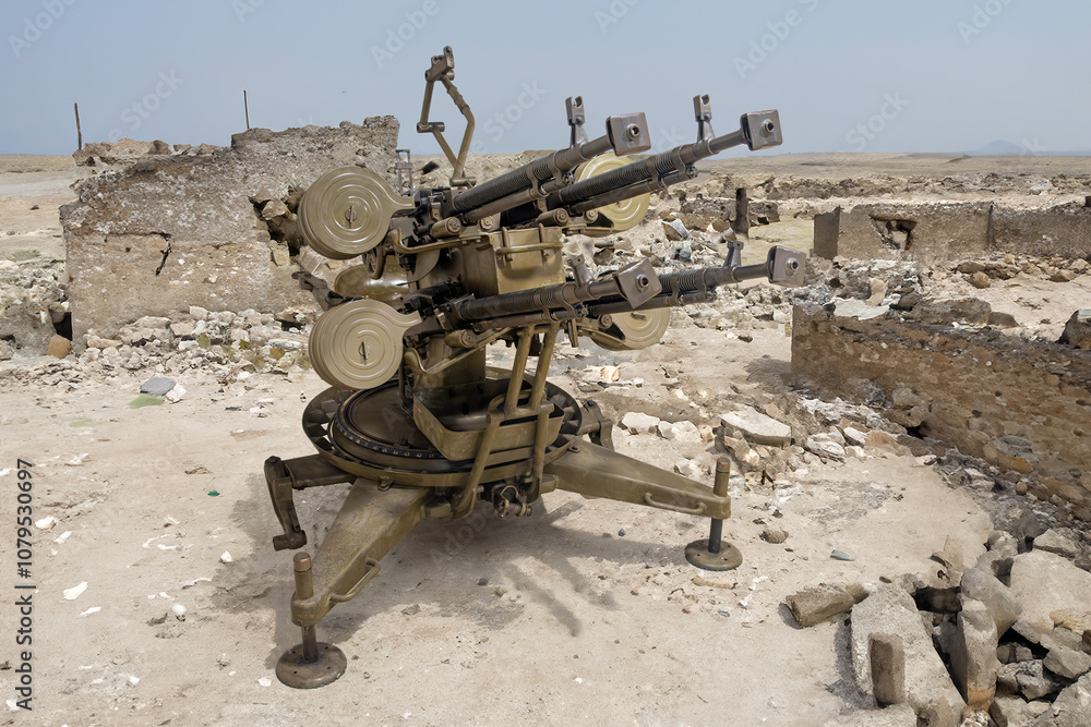 Anti Aircraft quad machine gun Calibre 12,7mm Anti Aircraft quad machine gun Calibre 12,7mm