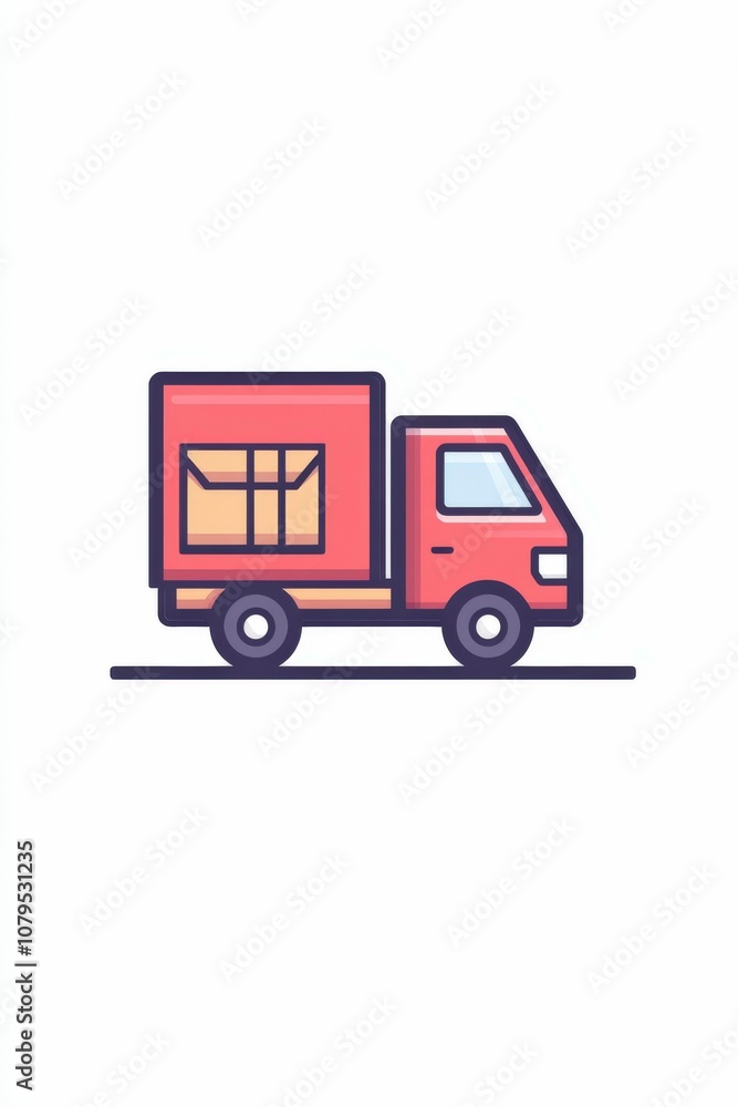Delivery Truck Icon for Logistics and Transportation Delivery Truck Icon for Logistics and Transportation