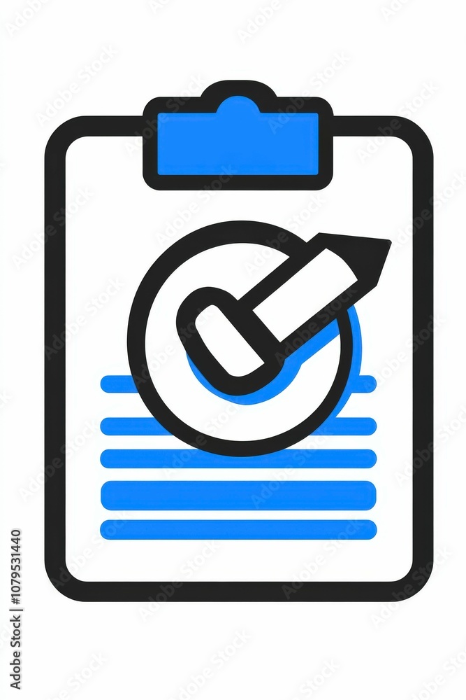 Document Icon with Pencil for Editing Contracts Document Icon with Pencil for Editing Contracts