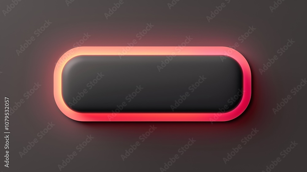 Wallpaper A black rounded rectangle with a glowing red neon frame is displayed on a dark background Wallpaper A black rounded rectangle with a glowing red neon frame is displayed on a dark background