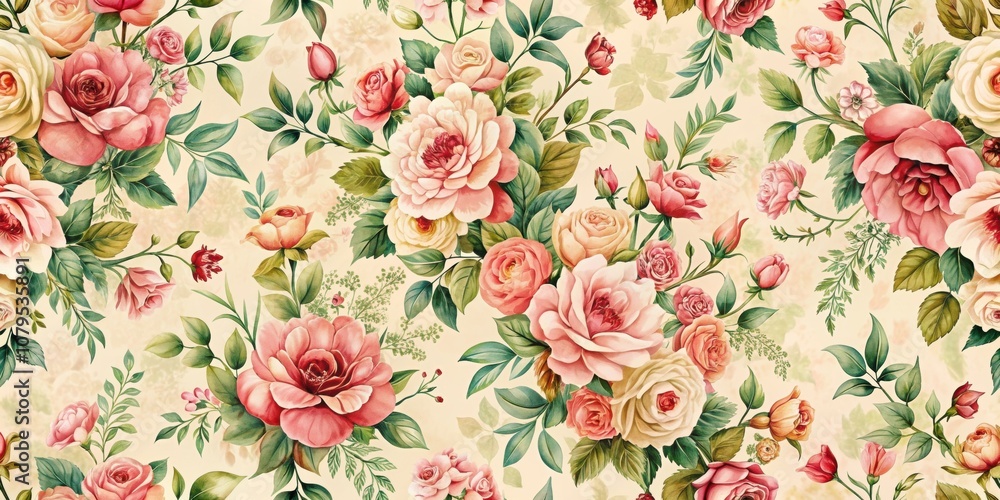 Delicate and seamless floral pattern design for background or textile printing, spring, flowers, botanical, repeat, elegant Delicate and seamless floral pattern design for background or textile printing, spring, flowers, botanical, repeat, elegant