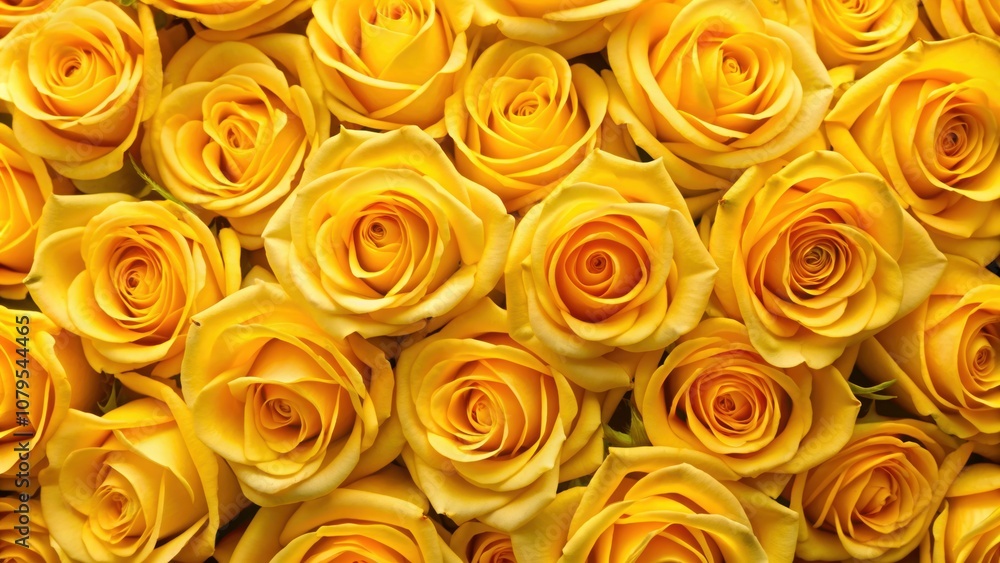 Top view of a background filled with vibrant yellow color roses, yellow, roses, flowers, top view, bright, vibrant, background Top view of a background filled with vibrant yellow color roses, yellow, roses, flowers, top view, bright, vibrant, background