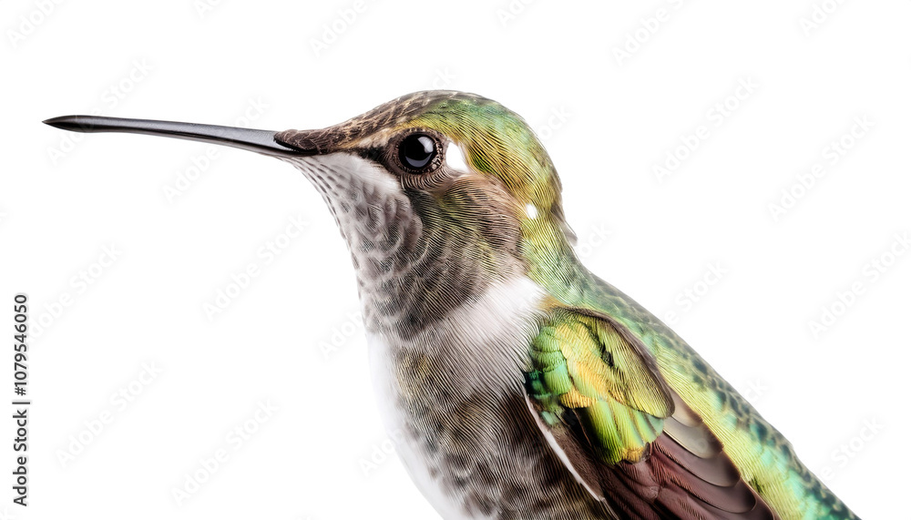 Fototapeta premium Hummingbird isolated on white background