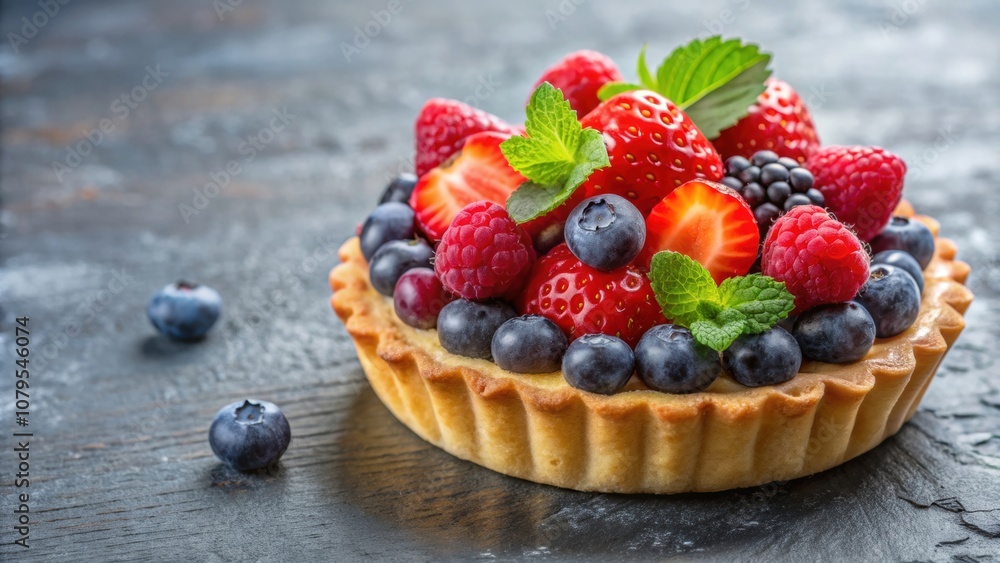 Sweet tartlet topped with fresh mixed berries, dessert, pastry, sweet, tartlet, berries, fruit, mini, delicious, colorful Sweet tartlet topped with fresh mixed berries, dessert, pastry, sweet, tartlet, berries, fruit, mini, delicious, colorful