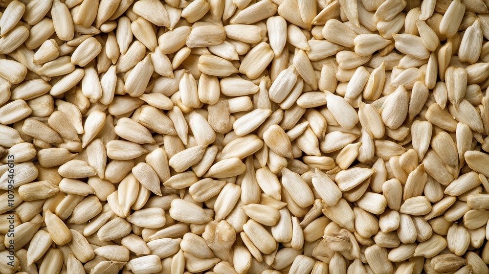 Close Up Texture of Raw White Sunflower Seeds Background Close Up Texture of Raw White Sunflower Seeds Background