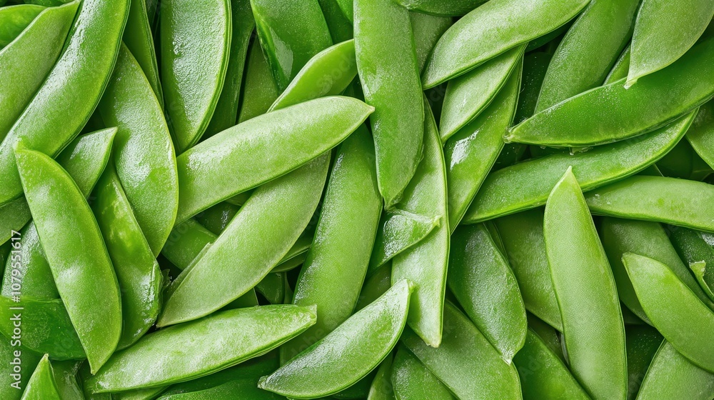 Fresh Green Pea Pods Background - Close Up Texture of Green Peas. Fresh Green Pea Pods Background - Close Up Texture of Green Peas.